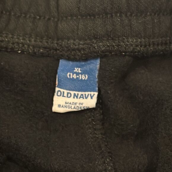 Old Navy Boys Black Sweatpants - Size XL (14/16) - Picture 4 of 6